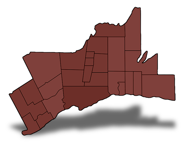 Map of GTA (Greater Toronto Area)